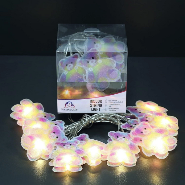 10 Teddy Bear Animal 135cm String Lights