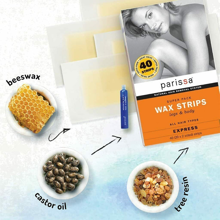 40 Parissa Wax Strips
