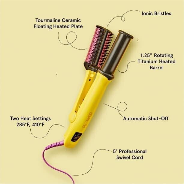Flower Beauty Rotating Curler Brush