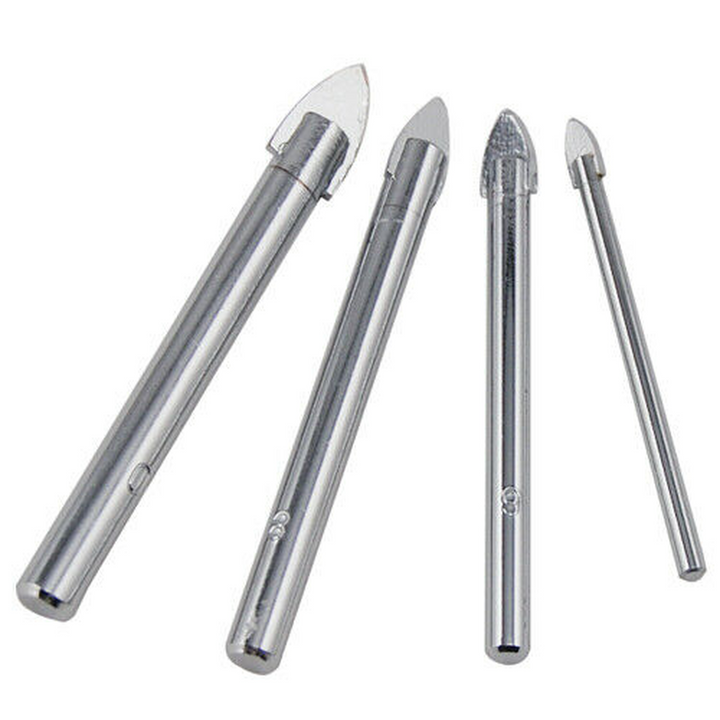 4 Piece Ceramic Tile Drill Bit Set