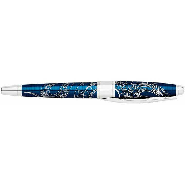 Cross Year Of The Snake Blue Lacquer Rollerball Pen