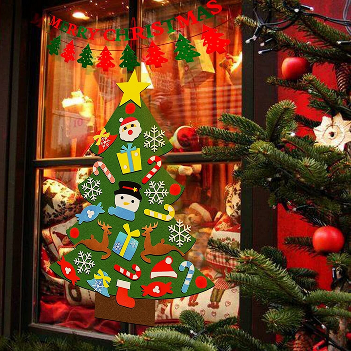 DIY Felt Christmas Tree Decorations