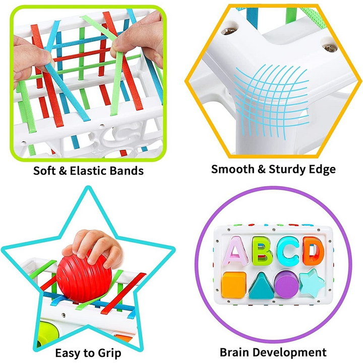 Baby Sensory 6-18 Month Shape Sorting Activity Toy