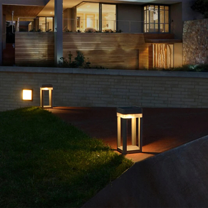 Lutec Cube Solar Outdoor Light
