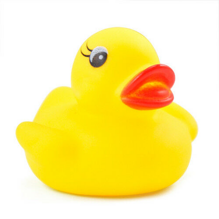 10 Mini Yellow Bathtime Rubber Ducks