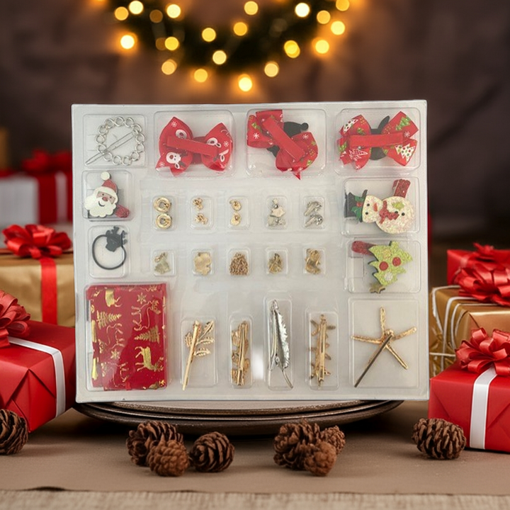 Girls Hair Accessory Christmas Advent Calendar