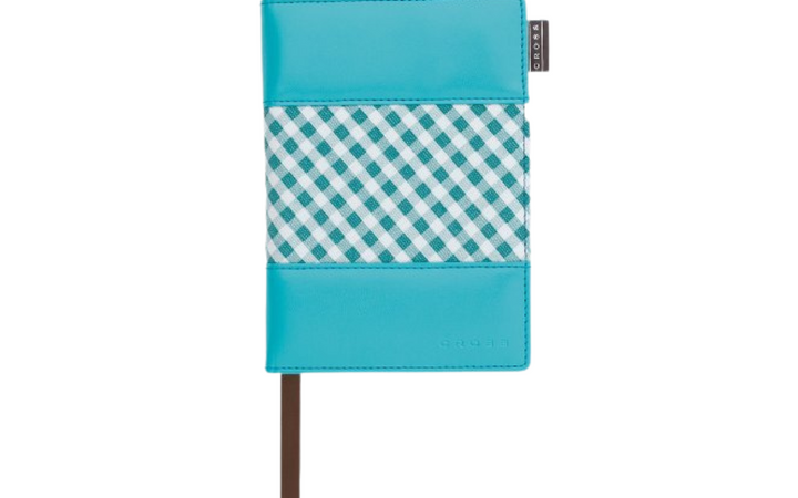 Cross Small Blue Gingham Journal