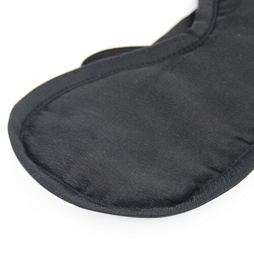 Black Silk Sleeping Eye Mask