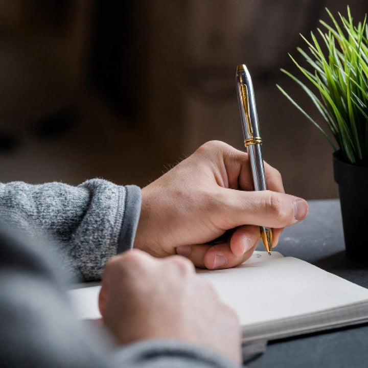 Cross Townsend Knurled Black Rollerball Pen