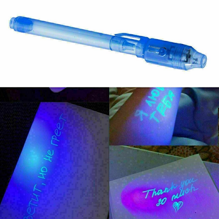 2 Blue UV Security Maker Pens | Seller Vision