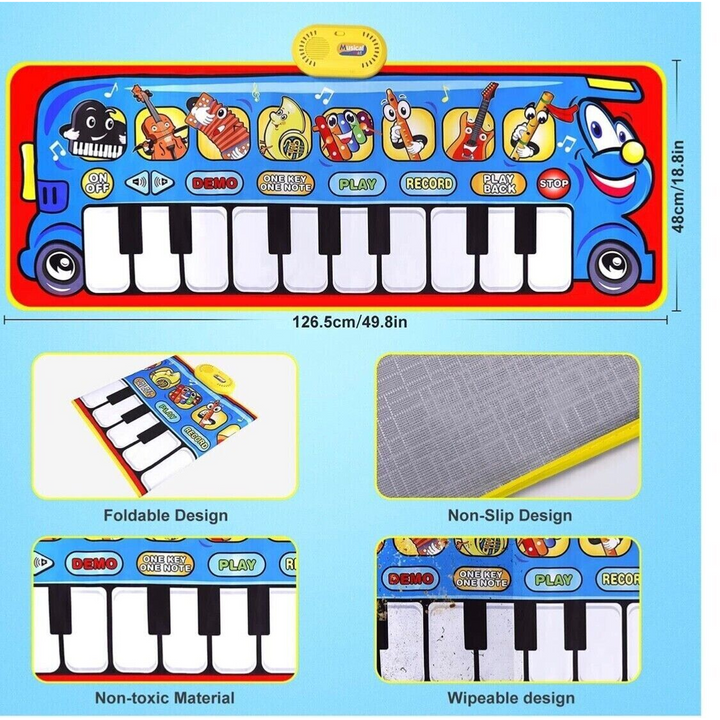 Kids Piano Play Mat