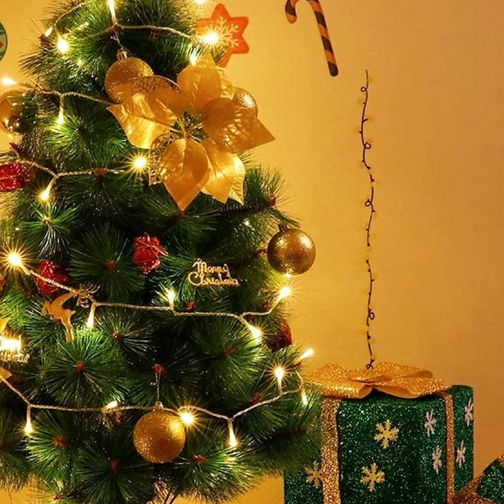 2 Waterproof 50 LED Battery Lights