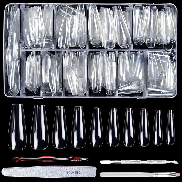 BNK Craft Coffin False Nail Set
