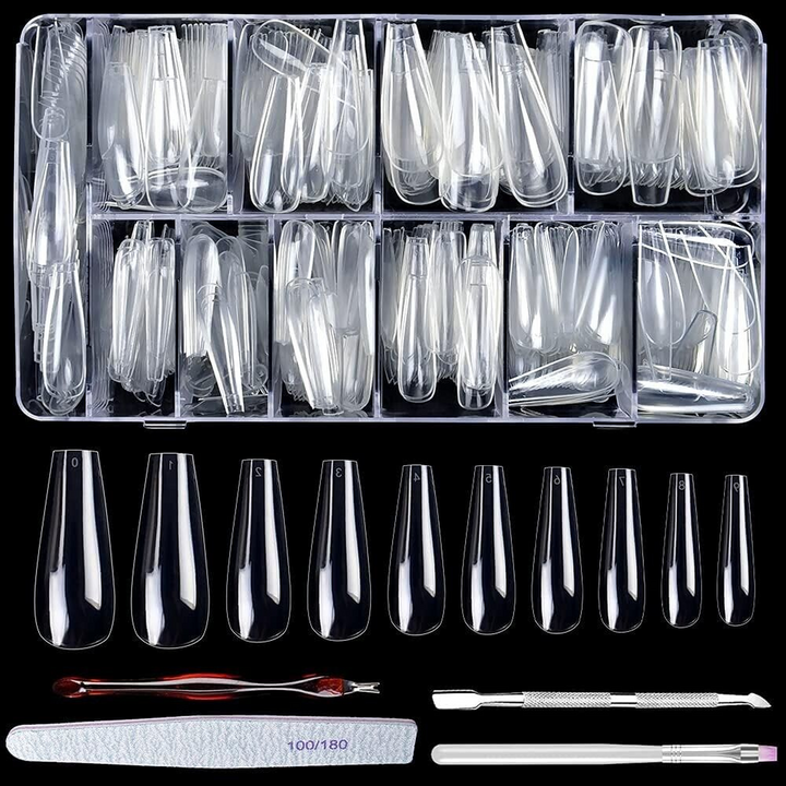 BNK Craft Coffin False Nail Set