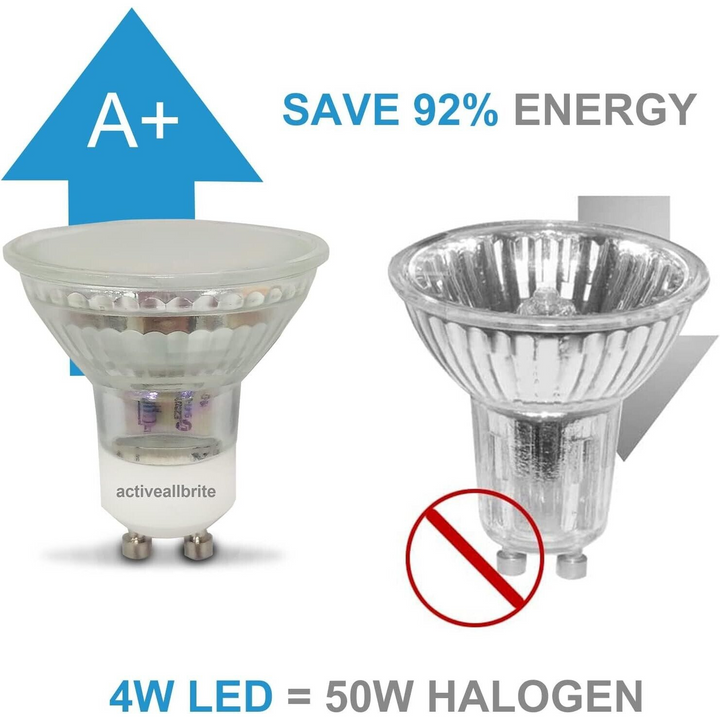 6 Pack GU10 Light Bulbs