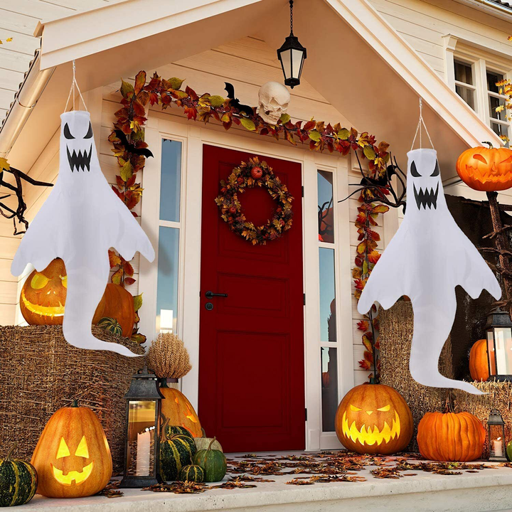 2 LED Ghost Lanterns