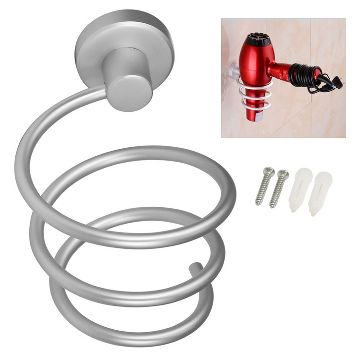 Metal Hair Dryer Wall Holder