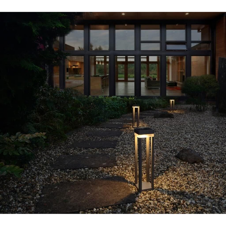 Lutec Cube Solar Outdoor Light