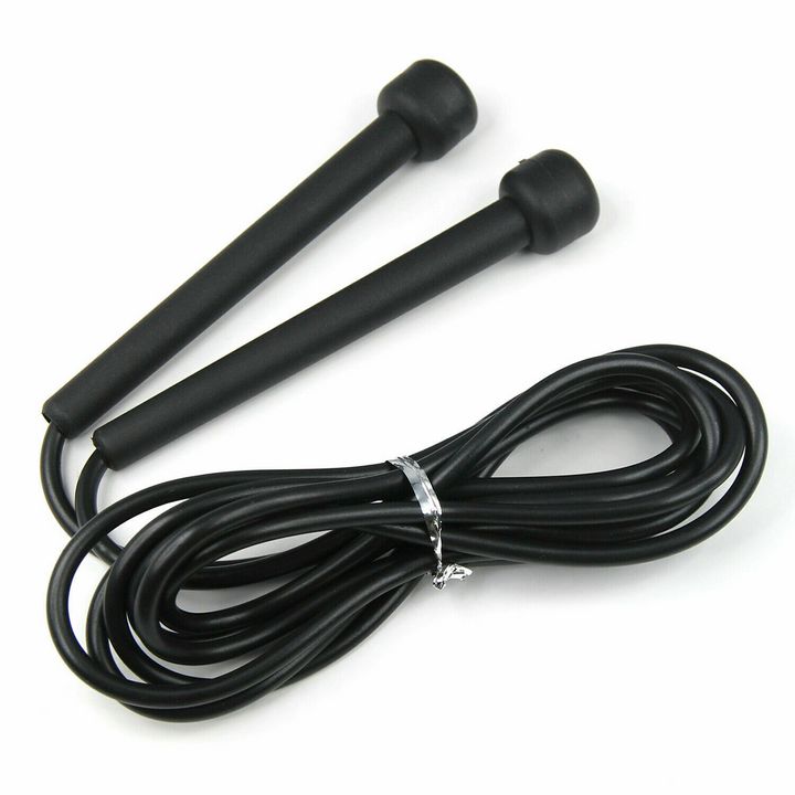 Black Nylon Gym Skipping Rope