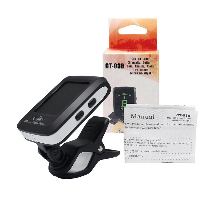 LED Clip-on Electronic Digital Guitar Tuner