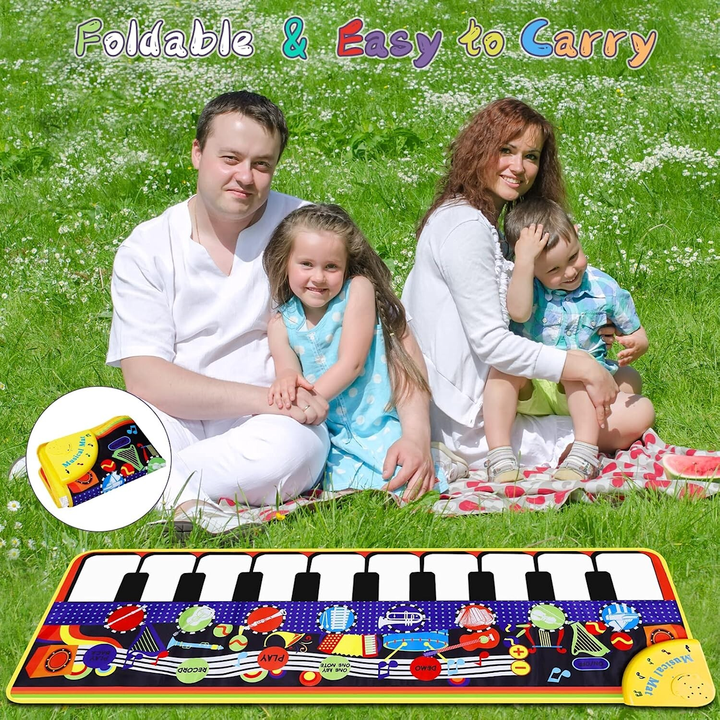 Giant Piano Play Mat Harp