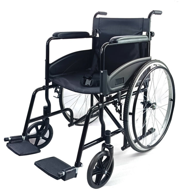 Black Folding Wheelchair