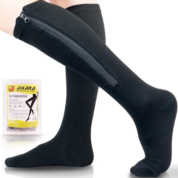 Black Medical Compression Socks