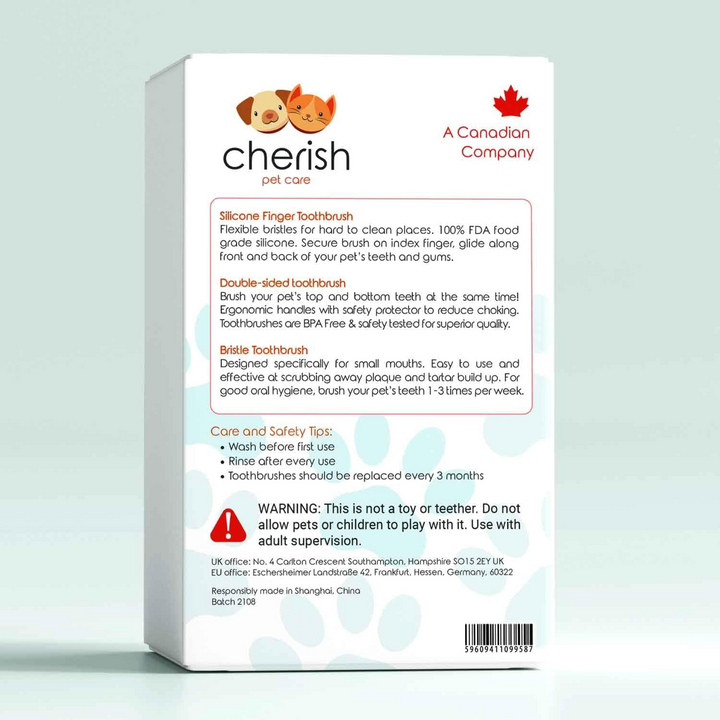 Pet Dog Cat Toothbrush Kit