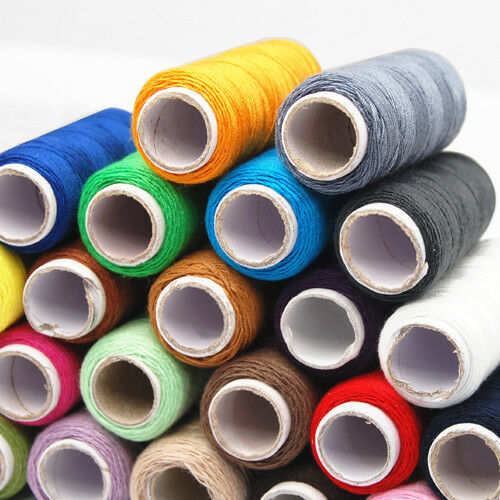 24 Coloured Sewing Thread Spools