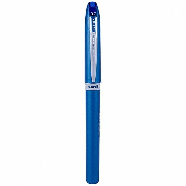 12 Uniball Blue 0.5mm Liquid Ink Rollerball Pens