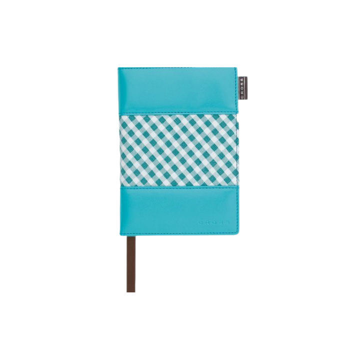 Cross Small Blue Gingham Journal