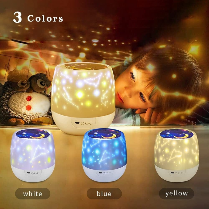 Rotating Projector Star Night Light
