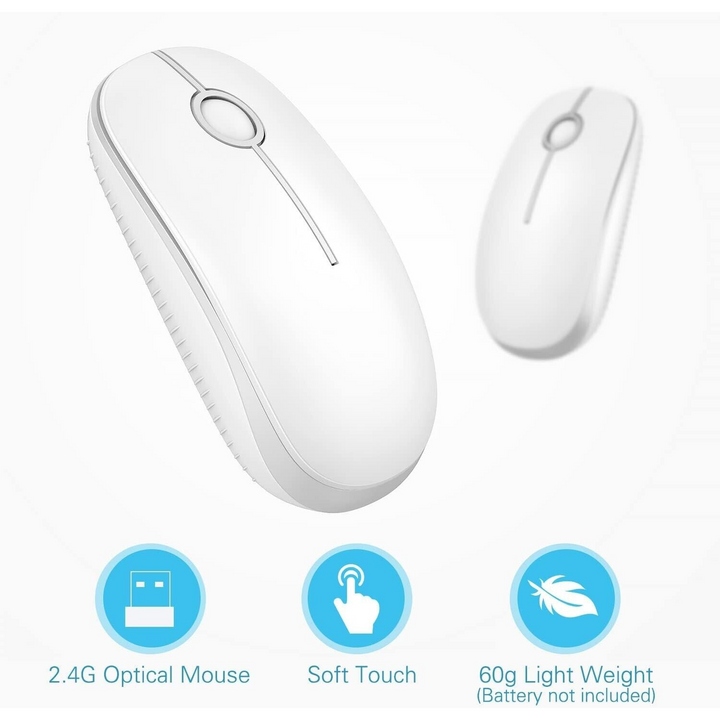 Jelly Comb Wireless Mouse White