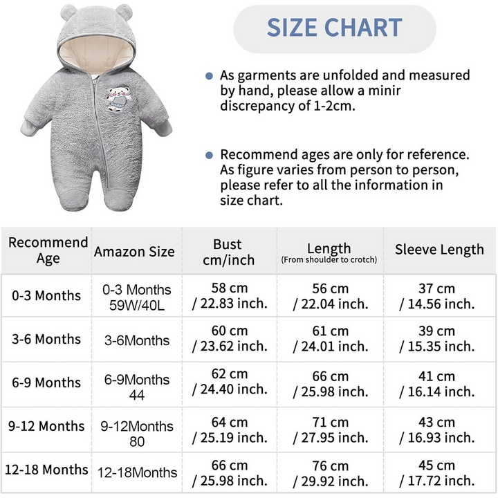Vine Grey 3-6 Months Baby Jumpsuit
