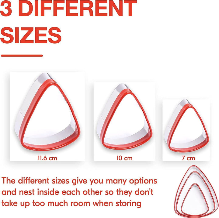 3 Watermelon Cookie Cutter Set