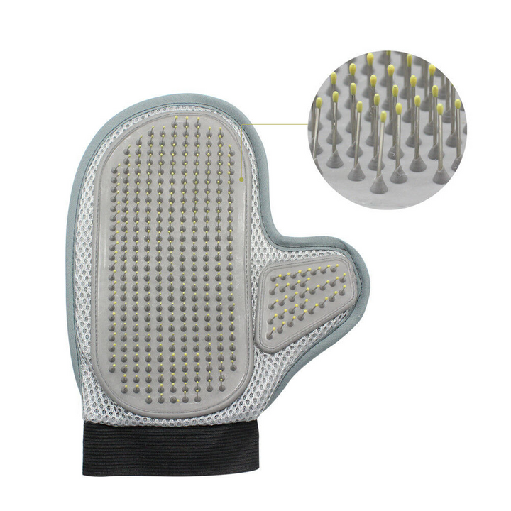 Metal Pin Pet Grooming Glove