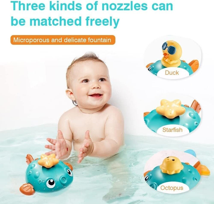 Duck Bath Toy Puffa Fish