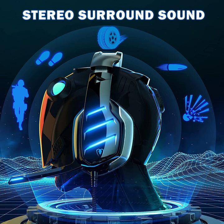 Beexcellent Blue & Black Gaming Headset