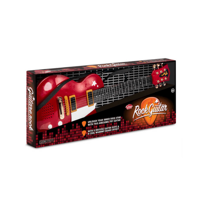 Red Kids Rock Guitar Toy