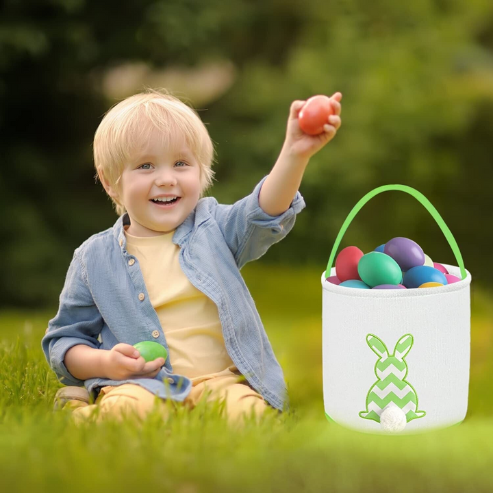 Green Easter Egg Hunt Bag