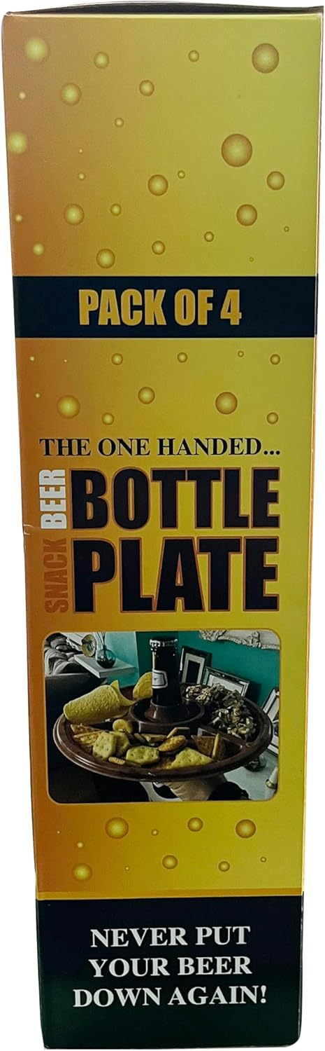 Beer Bottle Snack Plate Set
