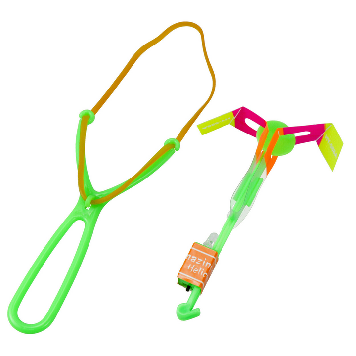 Flying LED Rotating Rocket Helicopter