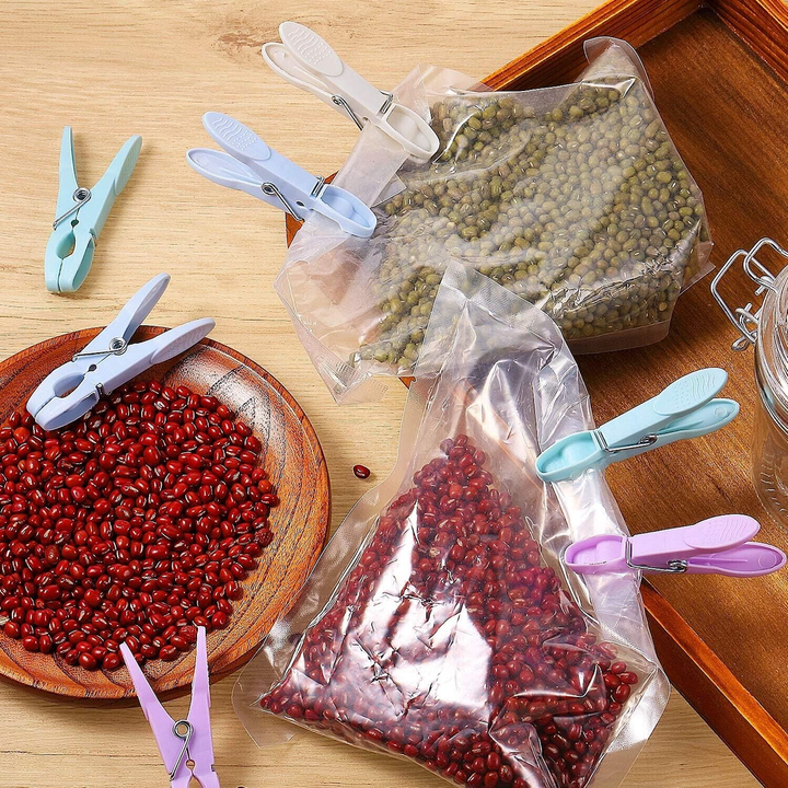 48 Morandi Colour Clothes Pegs