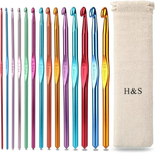 Crochet Hooks Set & Pouch