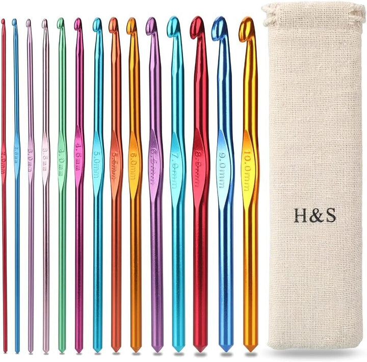Crochet Hooks Set & Pouch