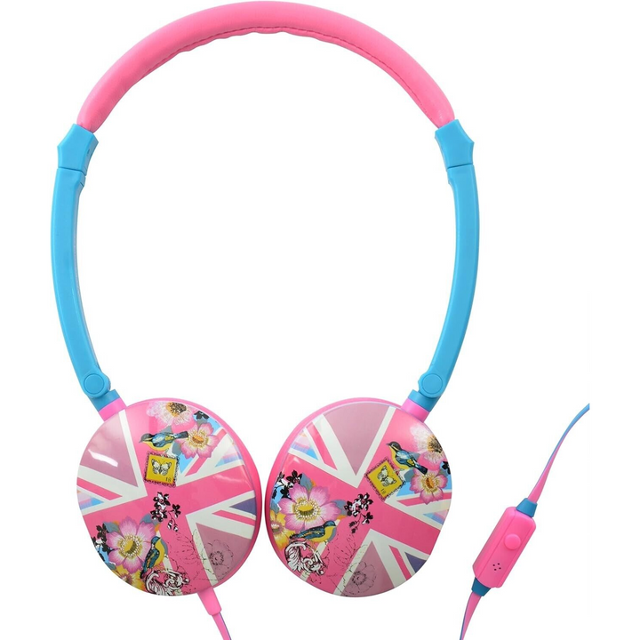 Accessorize Pink Flag Earphones