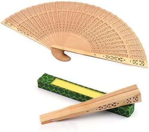 Sandalwood Chinese Style Folding Fan