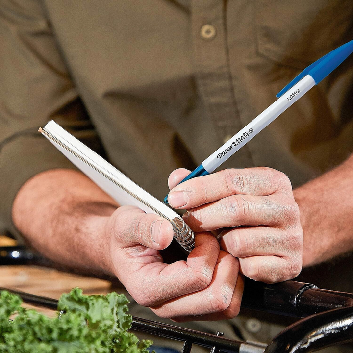 50 Papermate Blue 1.0mm Ballpoint Pens