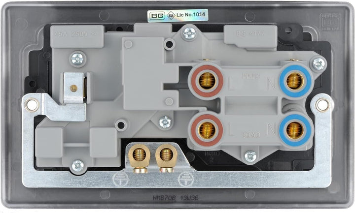 BG Electrical Black Cooker Connection Plug