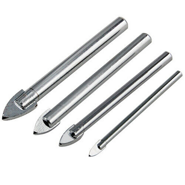 4 Piece Ceramic Tile Drill Bit Set